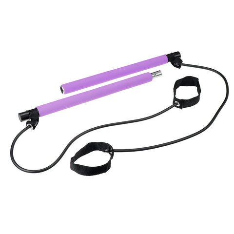 Yoga Pilates Bar Resistance Bands Adjustable Home Sport Fitness Exercise Stick - Panther Outdoor Equipment