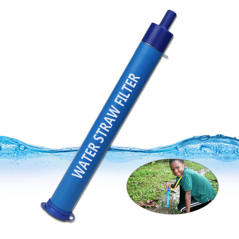 A-type camping wild drink outdoor water purification straw - Panther Outdoor Equipment