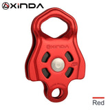 XINDA Professional Single Pulley Gear in ball bearing Mountaineering Rock Climbing Zipline Traverse-solving Carriage pulley - Panther Outdoor Equipment