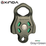 XINDA Professional Single Pulley Gear in ball bearing Mountaineering Rock Climbing Zipline Traverse-solving Carriage pulley - Panther Outdoor Equipment