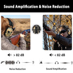 ZOHAN Tactical Electronic Earmuff for Hunting shooting headphones Noise reduction Hearing Protective Ear Protection NRR 22db - Panther Outdoor Equipment