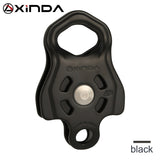 XINDA Professional Single Pulley Gear in ball bearing Mountaineering Rock Climbing Zipline Traverse-solving Carriage pulley - Panther Outdoor Equipment